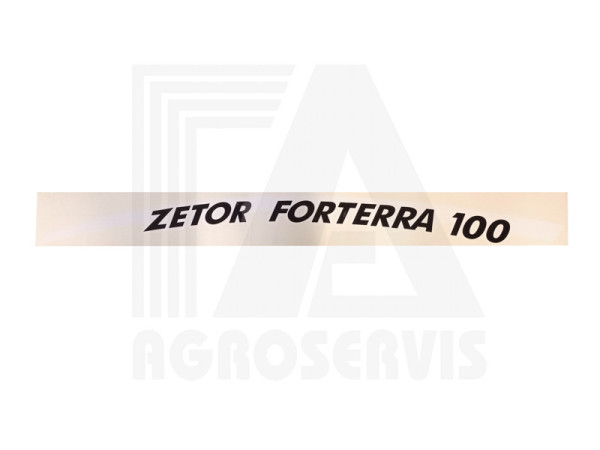 Nápis Zetor Forterra 100 levý M13