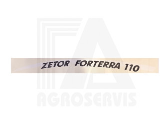 Nápis Zetor Forterra 110 levý M13