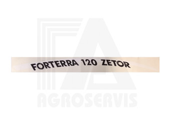 Nápis Zetor Forterra 120  pravý M13