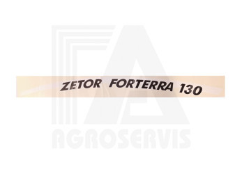 Nápis Zetor Forterra 130 levý M13