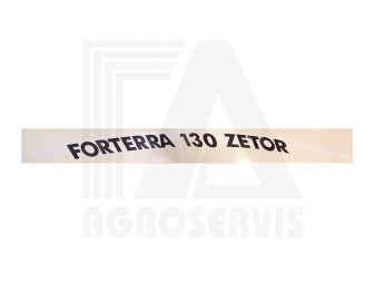 Nápis Zetor Forterra 130  pravý M13