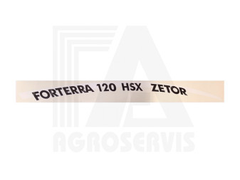 Nápis Forterra 120 HSX pravý