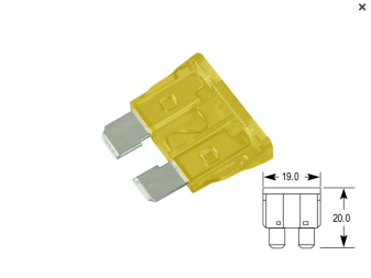 Pojistka 20A nožová plochá